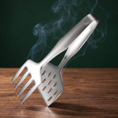 The Flipper: 2 in 1 Spatula Tongs
