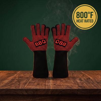 The Handlers: Heat Resistant BBQ Gloves (Pair)
