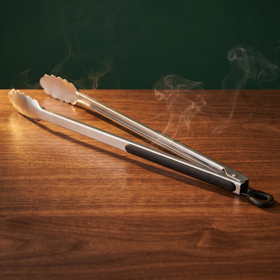 The Long Arm: 17 Inch Locking Grill Tongs